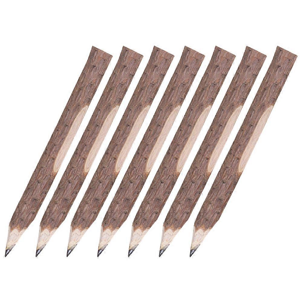 Rustic Wooden Pencils Tree Branch Pencils for Writing 35Pcs Brown Wood