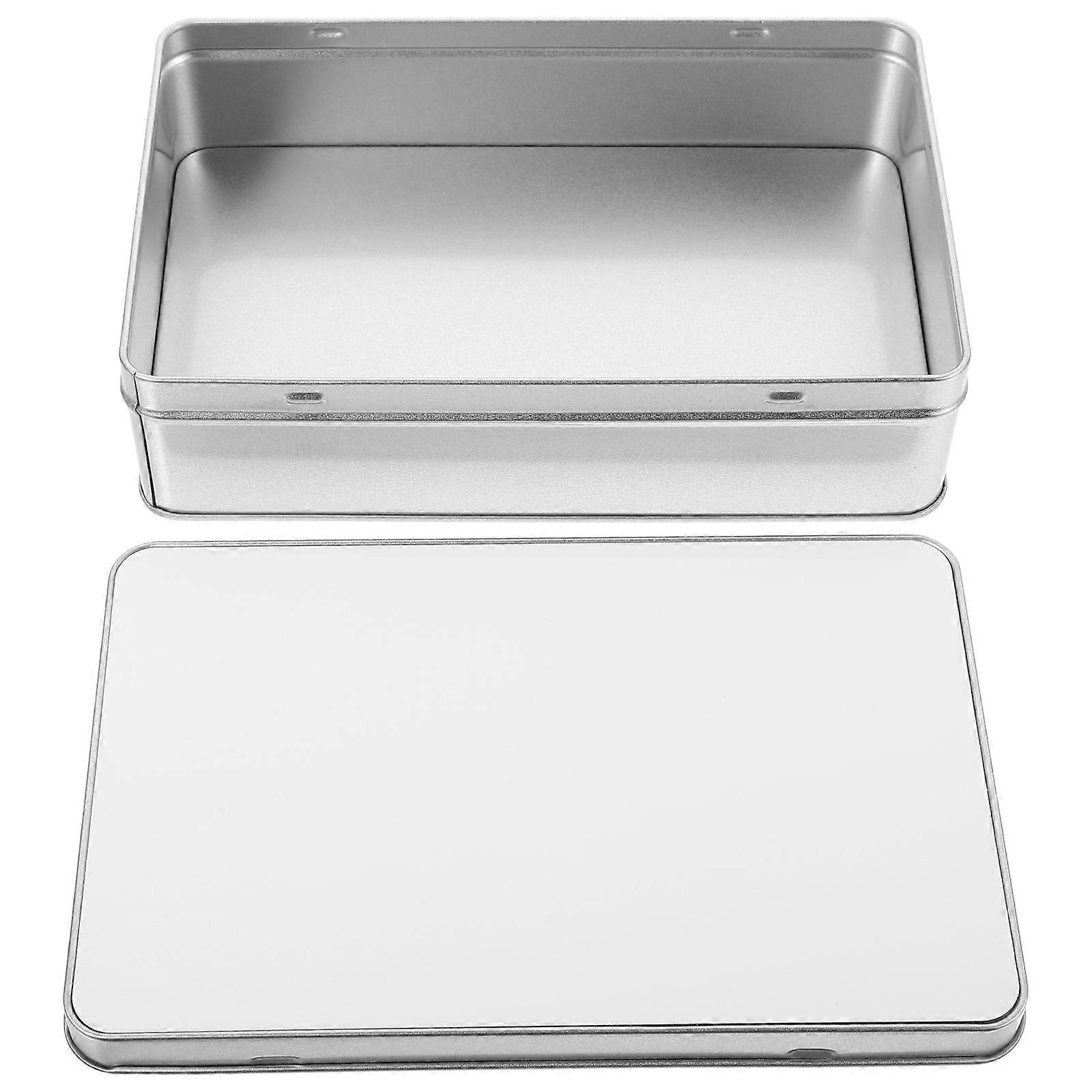 Sublimation Rectangle Tin Box for Gift with 6Pcs Iron Candy Storage Boxes