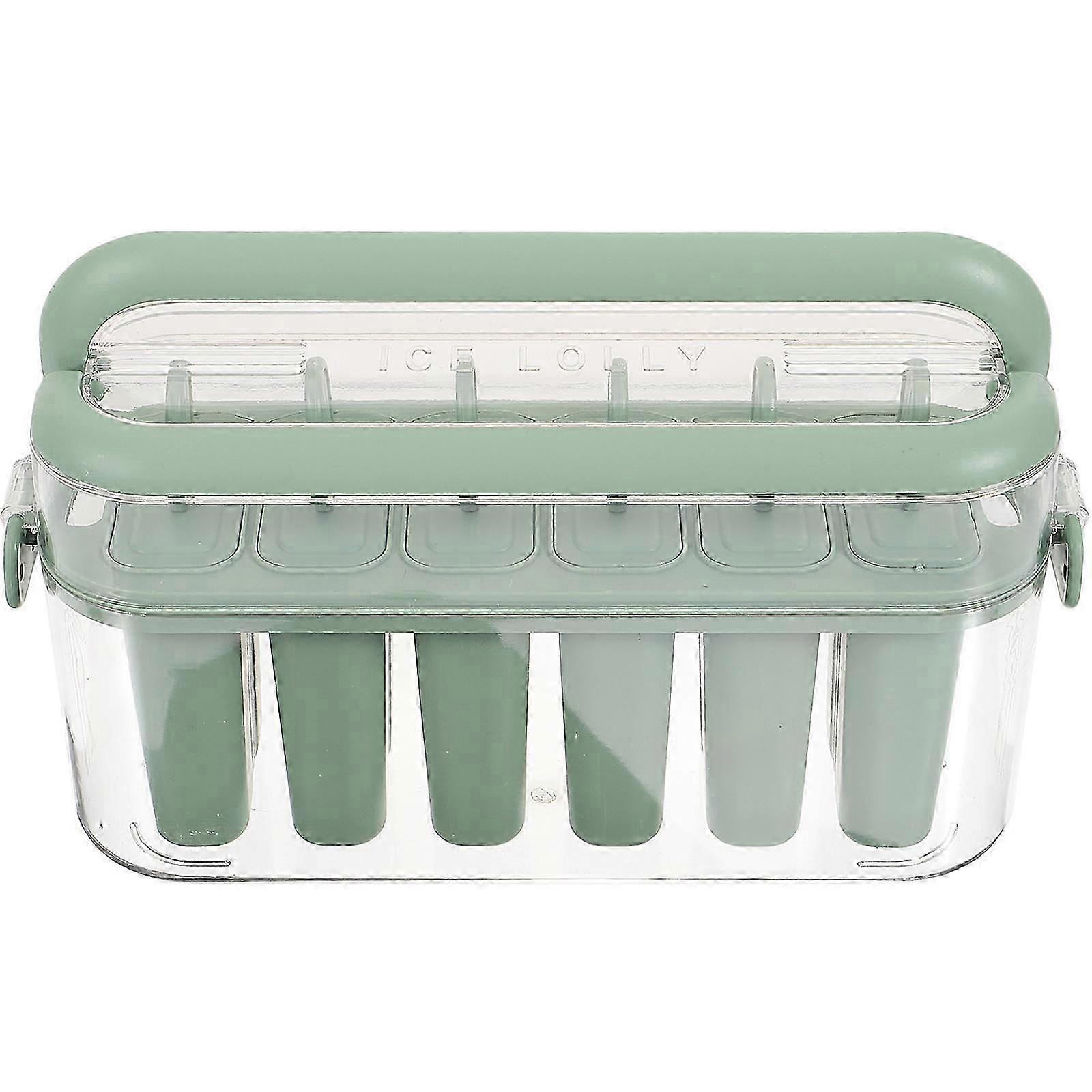 Silicone Ice Lollipop Molds 2pcs DIY Ice Cream Making Set for Summer