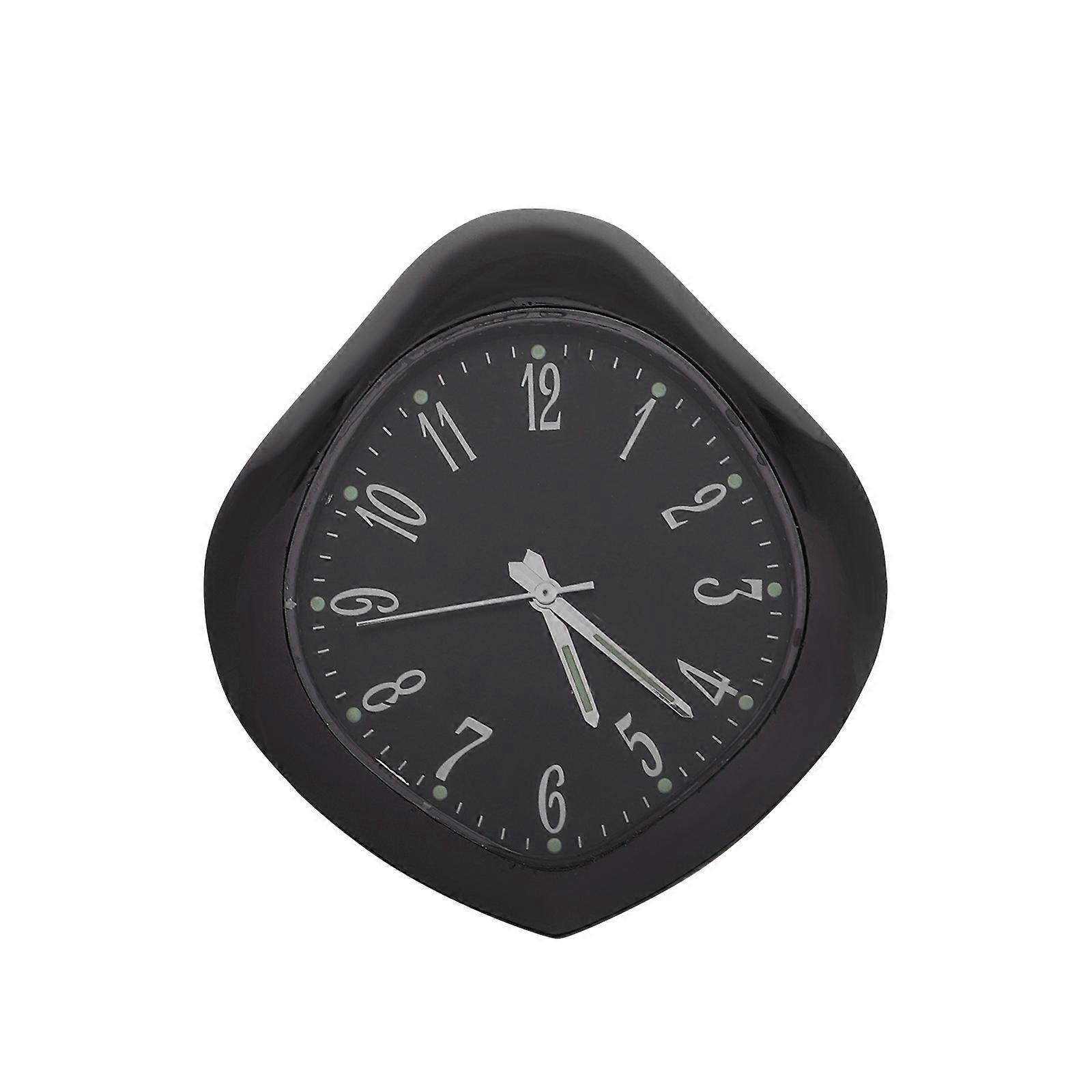 Creative Car Dashboard Clock Designed For Vehicles With Glow In The Dark Feature 4Pcs Easy Installation