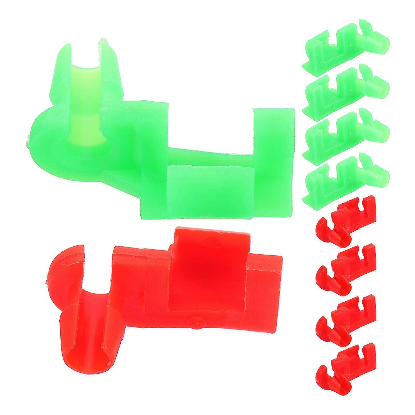 Tailgate Handle Rod Clips Plastic Latch Locking Push Clip 5Pairs Car Accessory