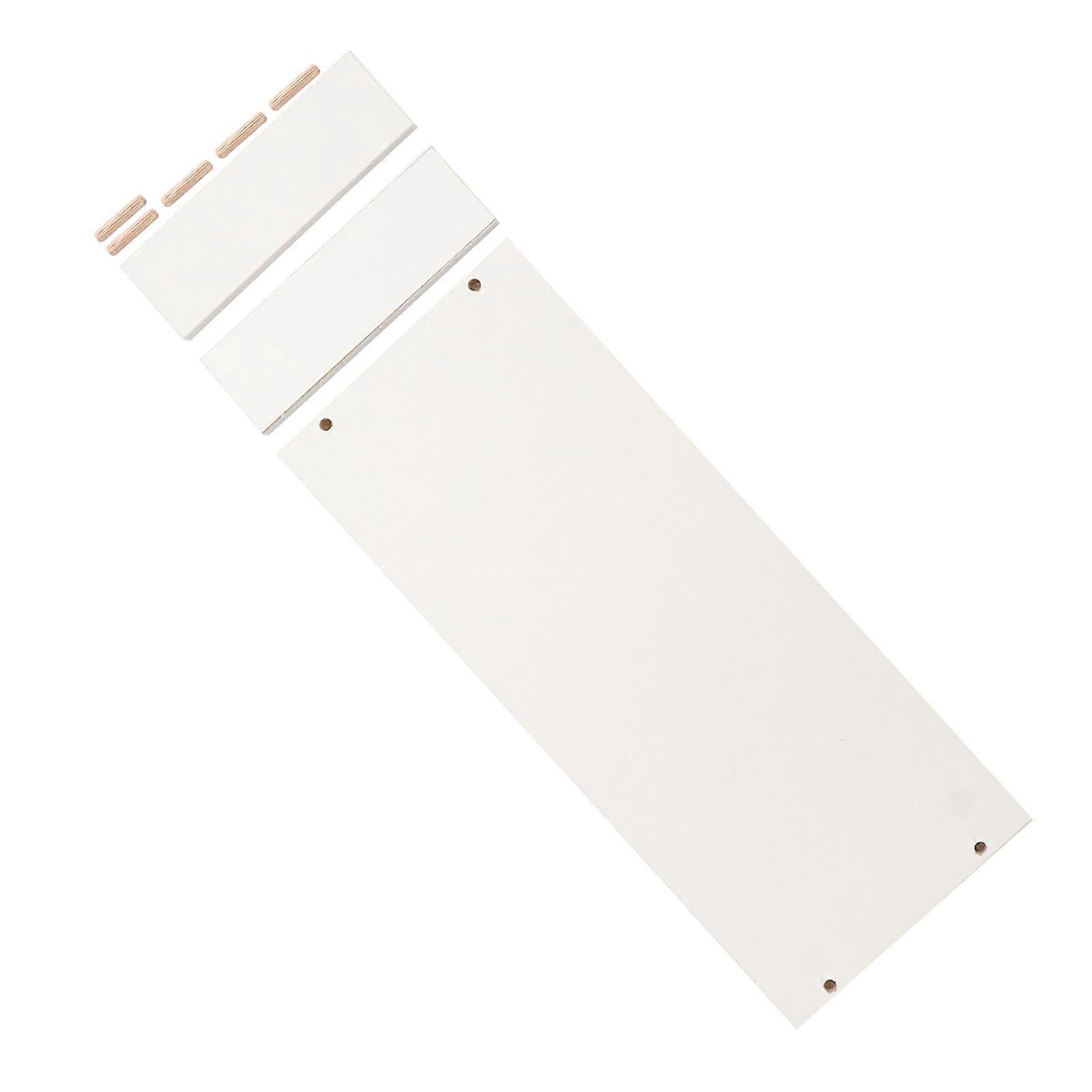 Computer Monitor Stand Rack Ideal For Home Use And Study Environments White Rectangular Shape 19.65X7.86X3.14in Storage 2Pcs