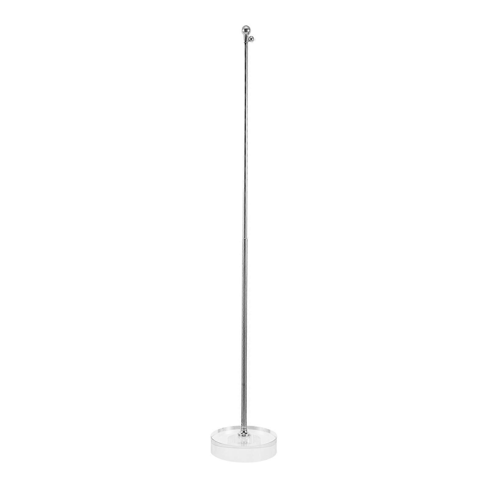 Adjustable Stainless Steel Desk Flagpole for Office Use 5Pcs Set