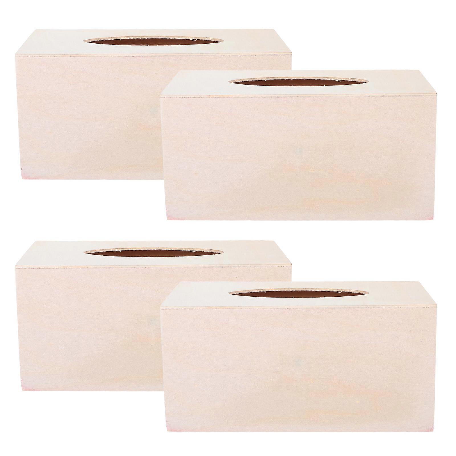 DIY Crafting Tissue Box Cover For Home And Office Use 19X10.5X9Cm Rectangular Simple Style 8Pcs