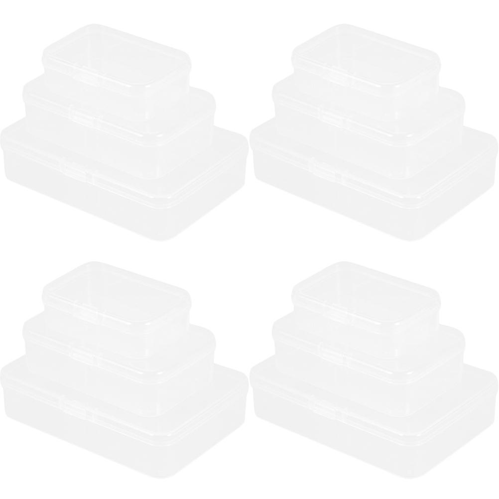 Small Plastic Storage Box for Storage with 20Pcs Durable Organizer Containers