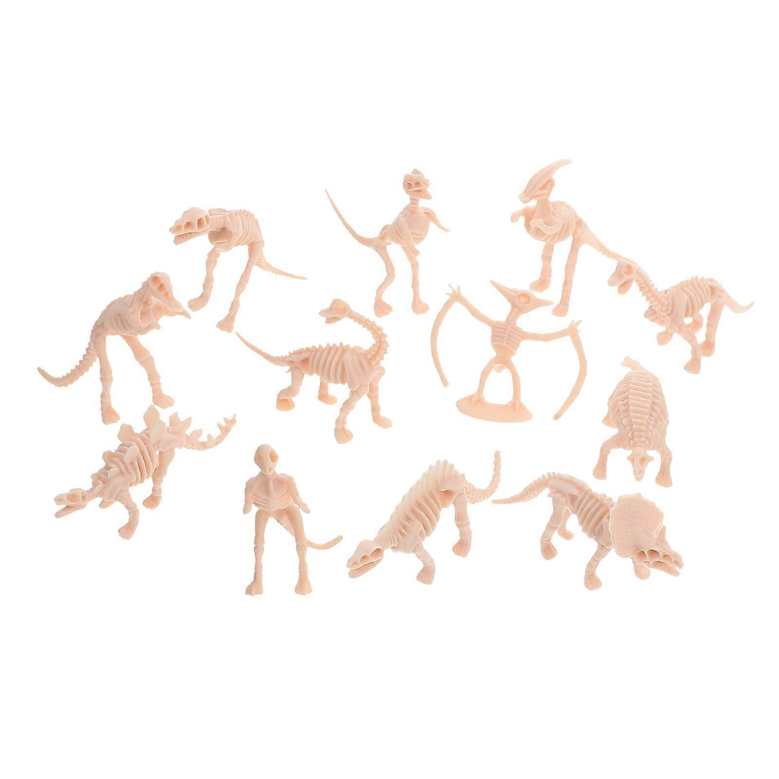 Dinosaur Skeleton Model Kit for Playing with 60Pcs Realistic Plastic Bones