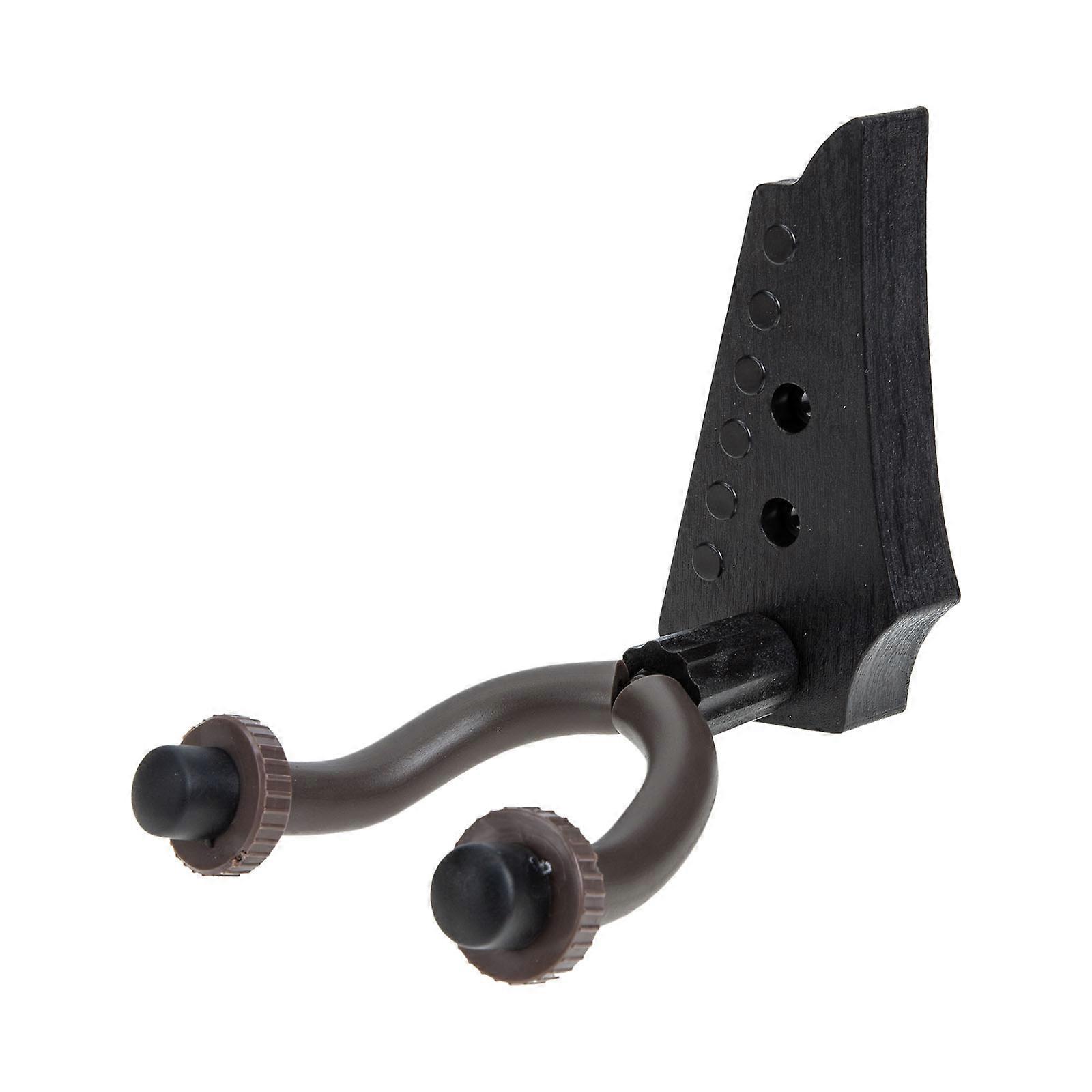 Violin Accessory Ukulele Holder for Storage Use 4Pcs Black Wall Rack