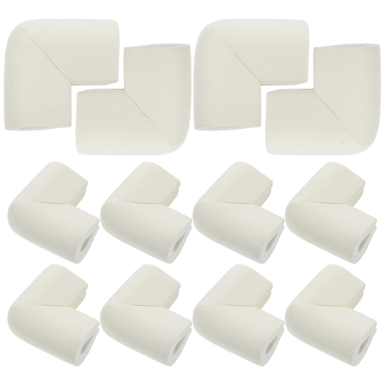White Foam Furniture Corner Protector Corner Protector 24Pcs