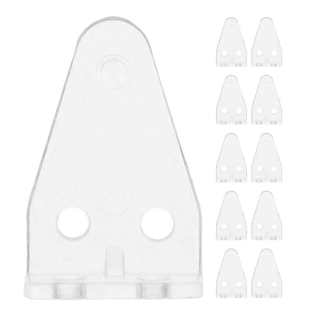 Transparent Curtain Pull Back Hooks for Home Use 36Pcs Clear Plastic Brackets