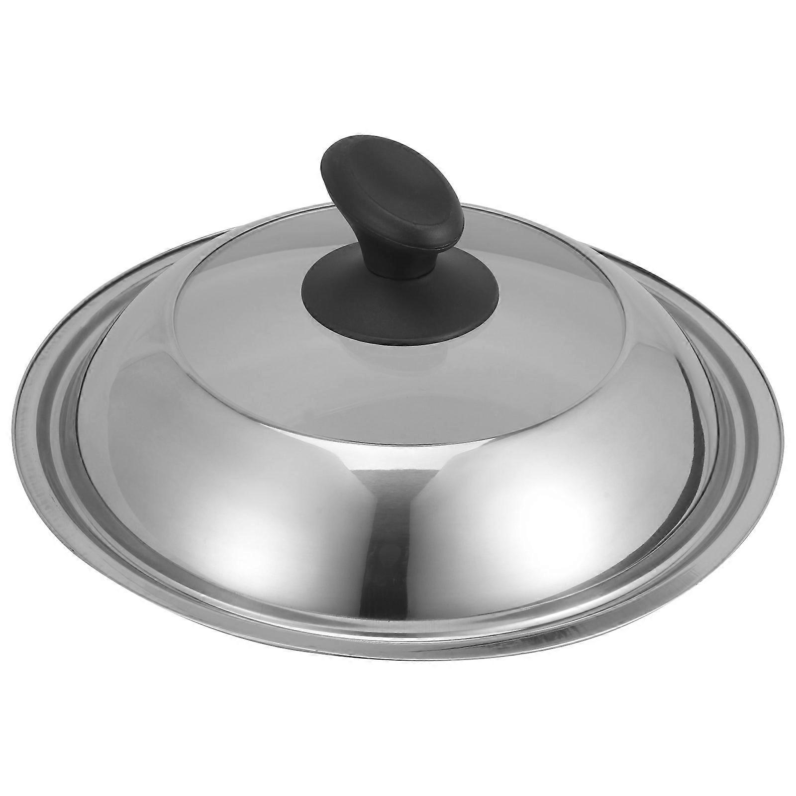 Universal Pot Lid Replacement For Frying Pan And Cookware In Silver Color With Tight Sealing Design 2Pcs