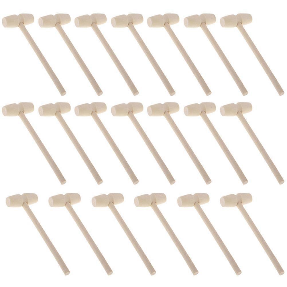 Hammer Toys Mini Solid Wood Educational Tool for Toddlers 40Pcs Set