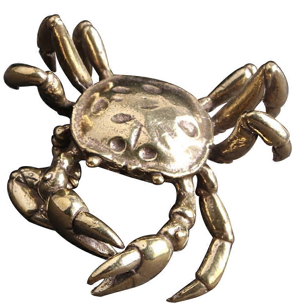 Golden Brass Statue for Room Decor 5Pcs Set