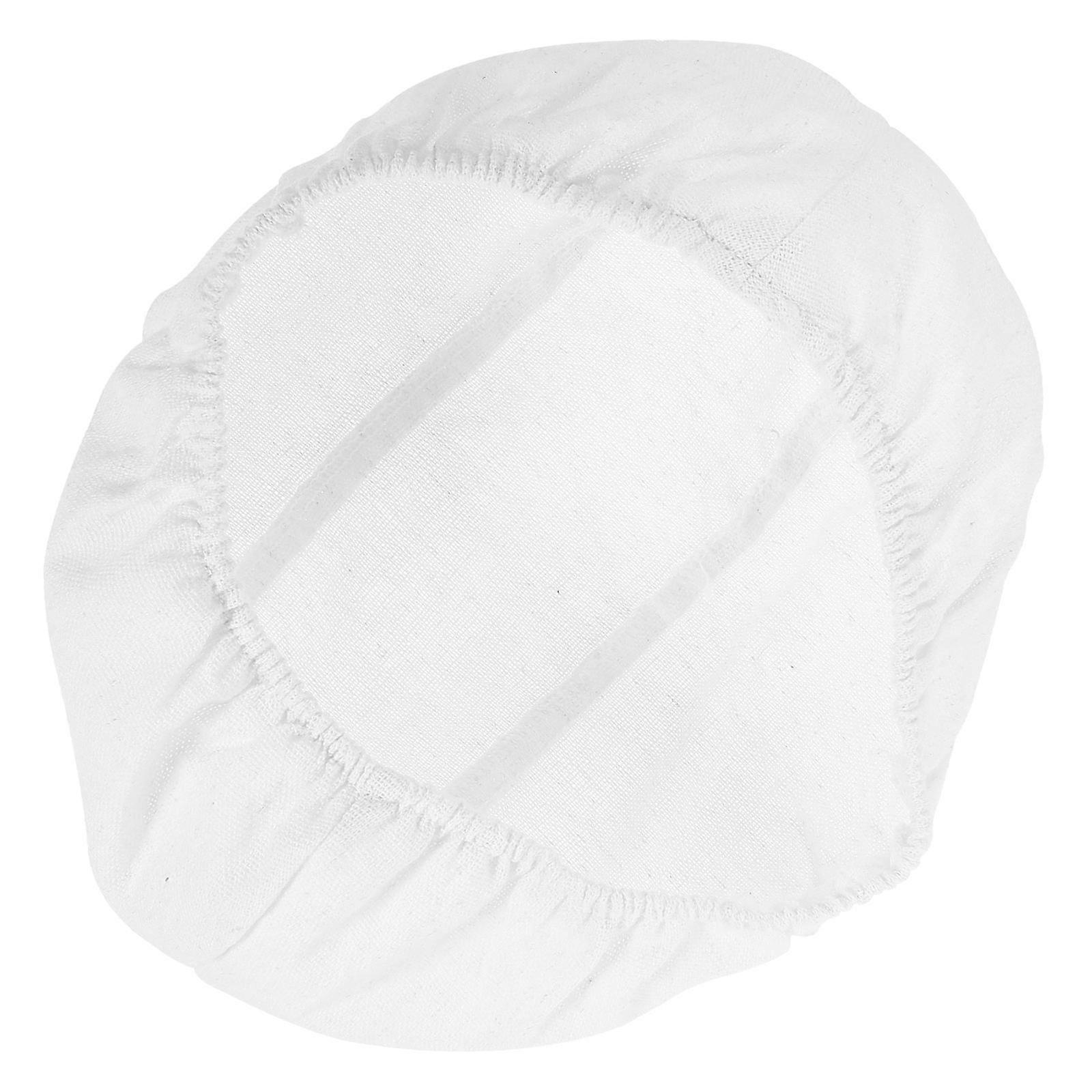 Bread Basket Cloth Liner for Baking 5Pcs White Cotton Linen Covers