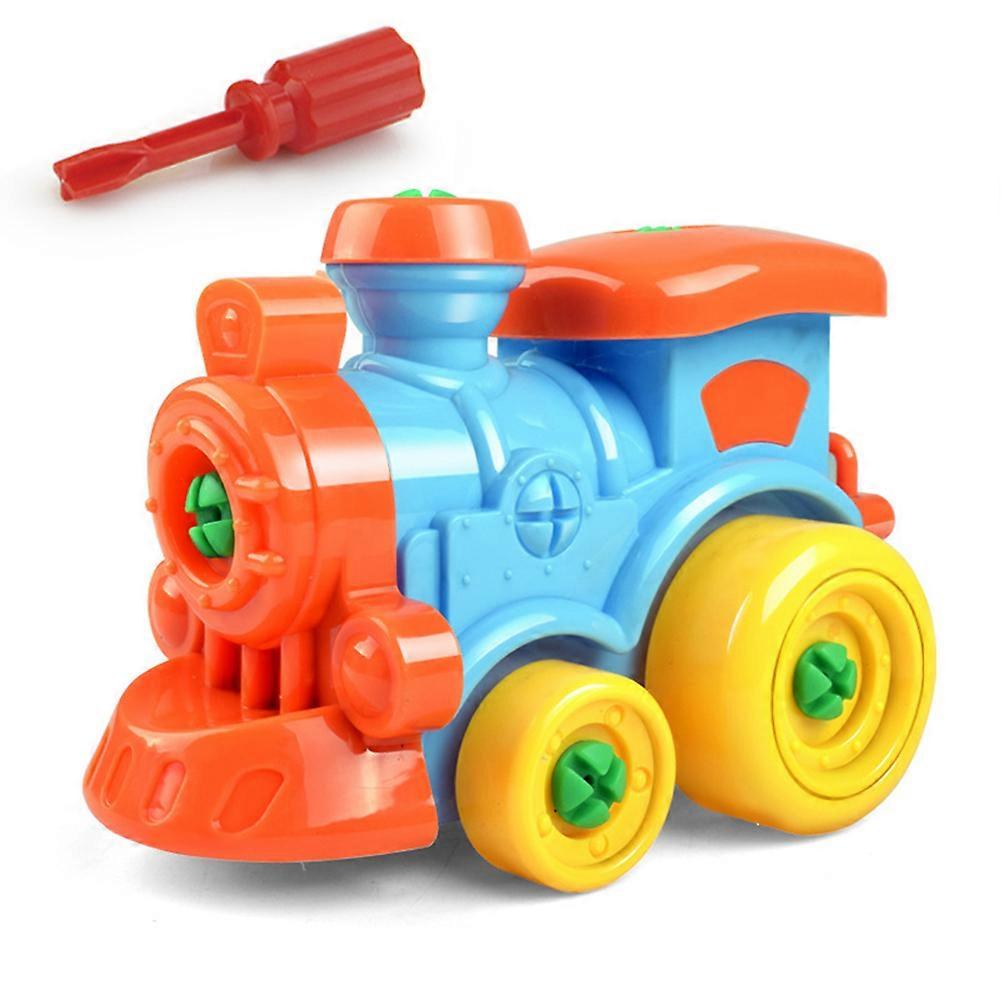 Disassemble Toy Assemble Train for Kids Educational Play 2Pcs Set