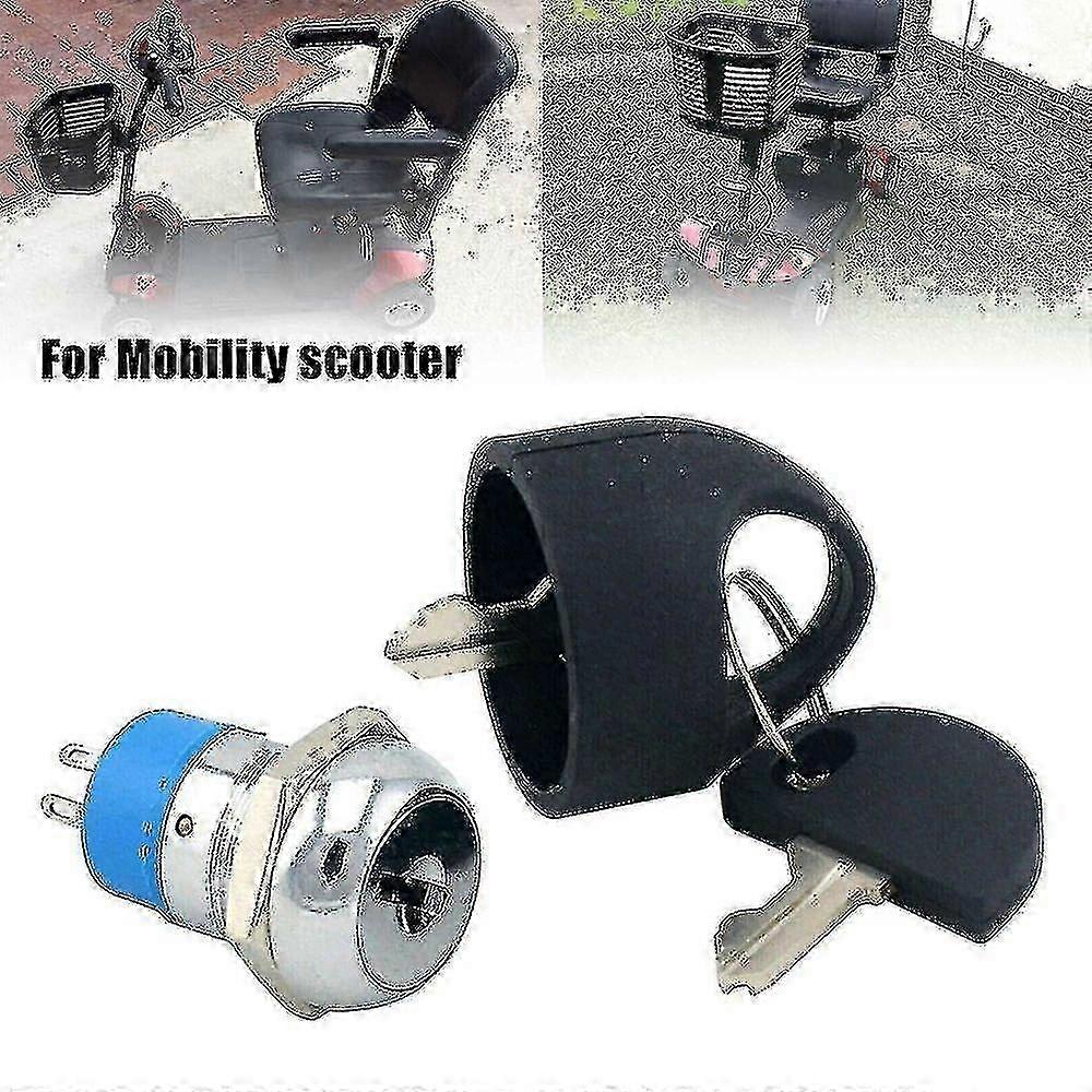 Replacement Mobility Scooter Spare Start On/off Ignition Switch With Key-jie