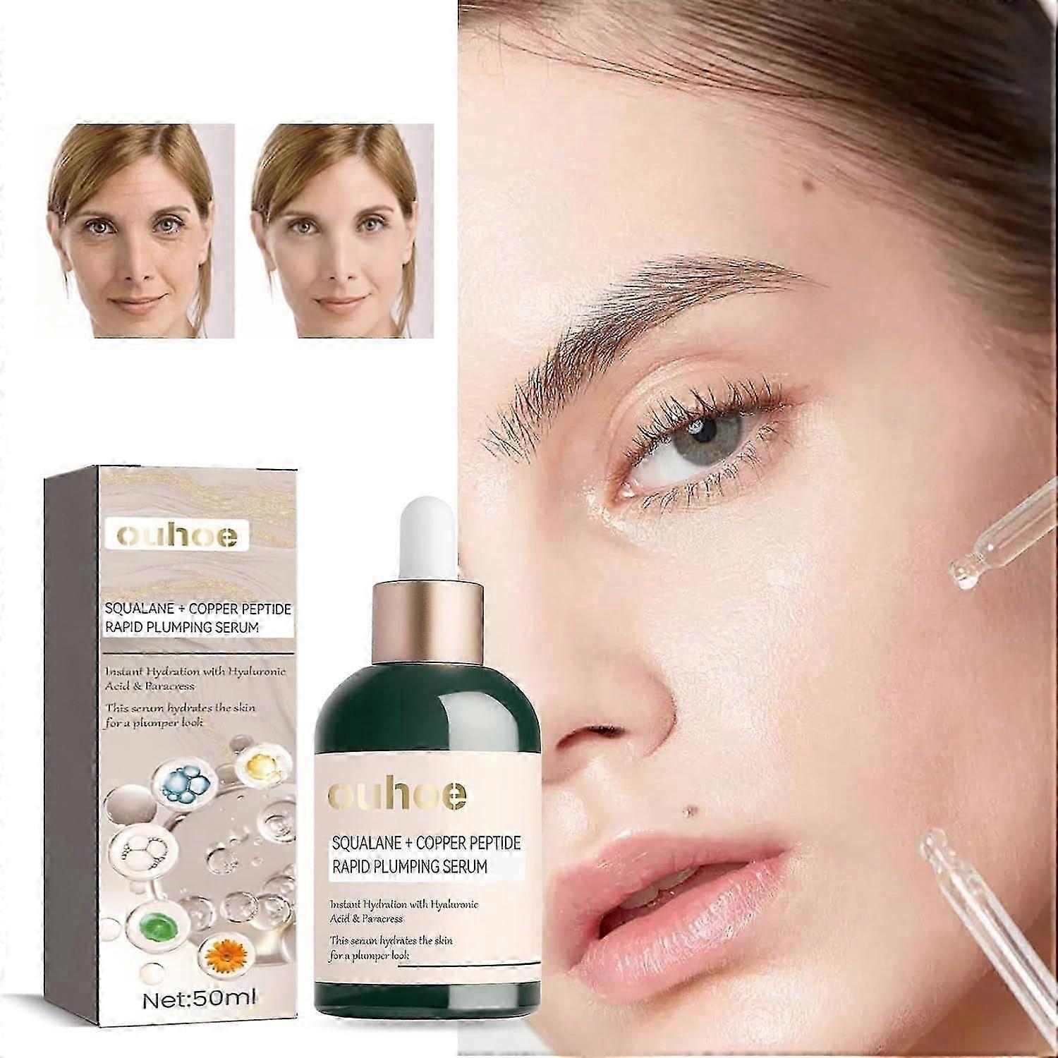 Kupferpeptidserum für mehr Volumen und Feuchtigkeit der Haut