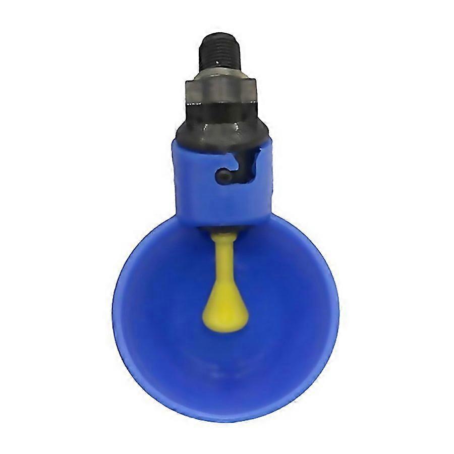 For Automatic Quail Drinker Chicken Waterer Bowl With Nipple Farm Poultry Drinking Water System Yell