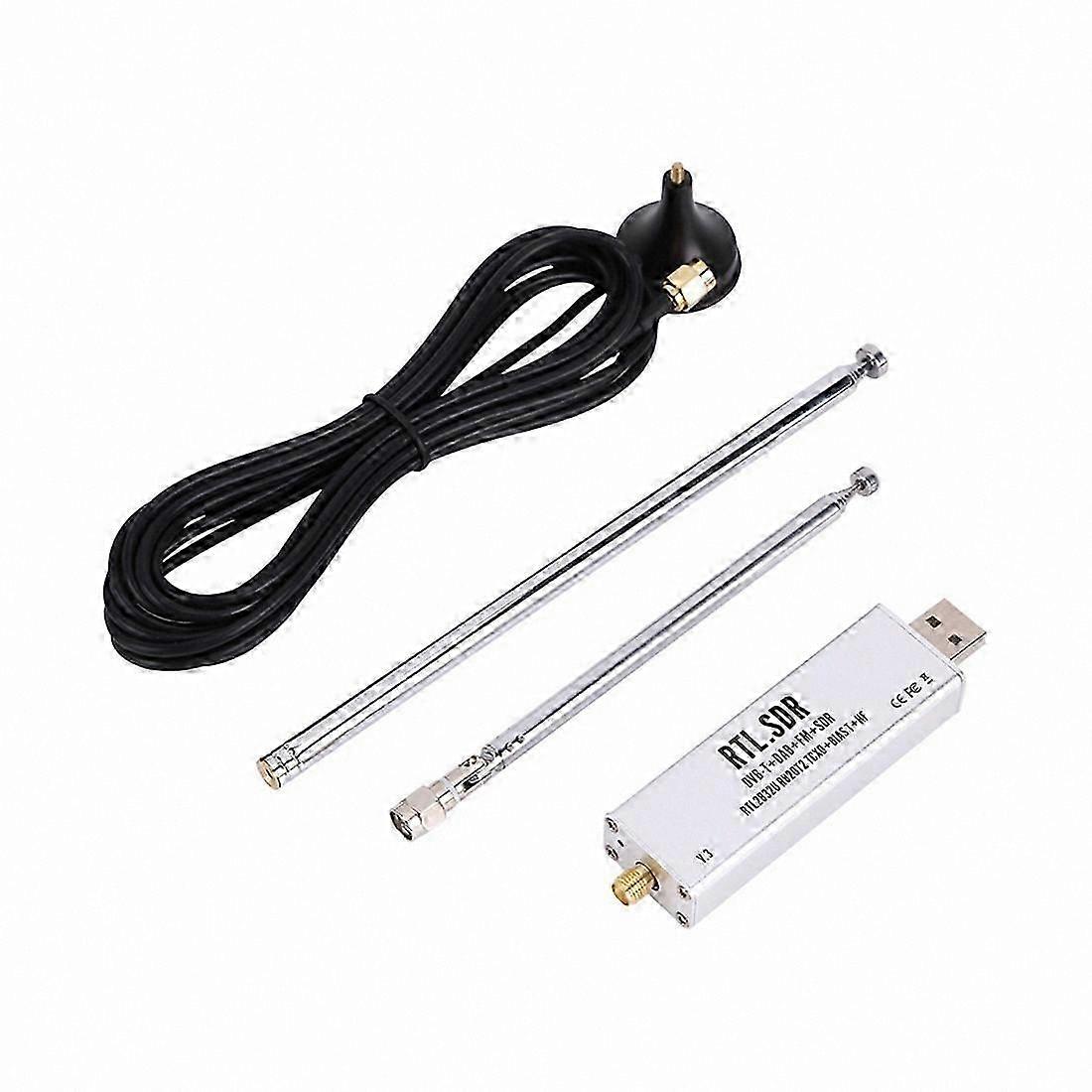 Digital Radio Receiver 0.1MHz-1.7GHz SMA Interface with Antenna and TCXO Support