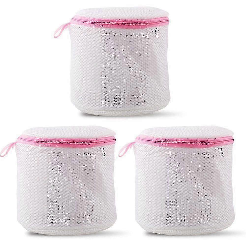 2025 Washing machine net, 3 zippered cylindrical laundry bags for machine washing, reusable laundry net