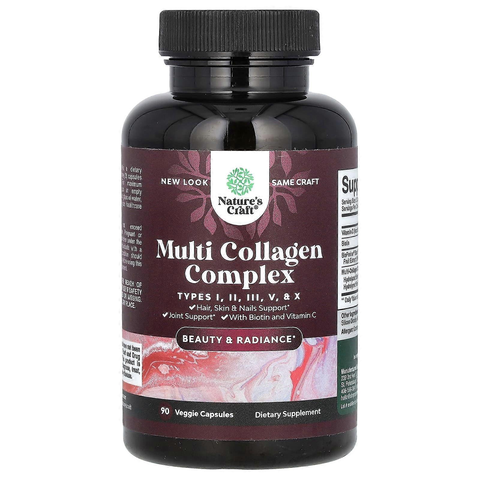 Multi Collagen Complex , 90 Veggie Capsules