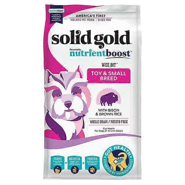 Solid Gold, Wee BitÃÂÃÂ¢ÃÂÃÂÃÂÃÂ¢, For Toy & Small Breed Dogs, Bison & Brown Rice, 3.75 lbs (1.7 kg)
