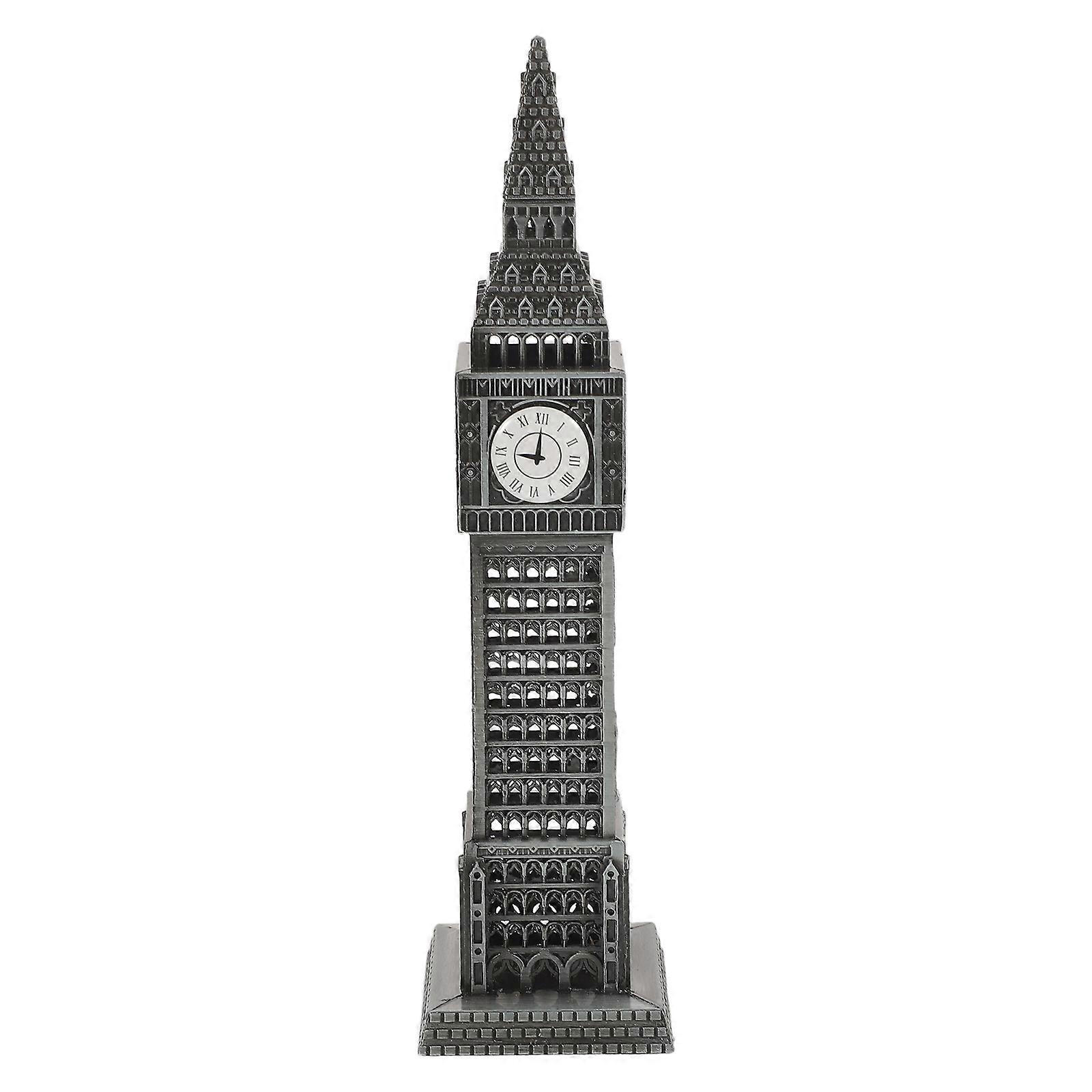 Classic British Landmark Table Clock Tower Model for Home Use Alloy