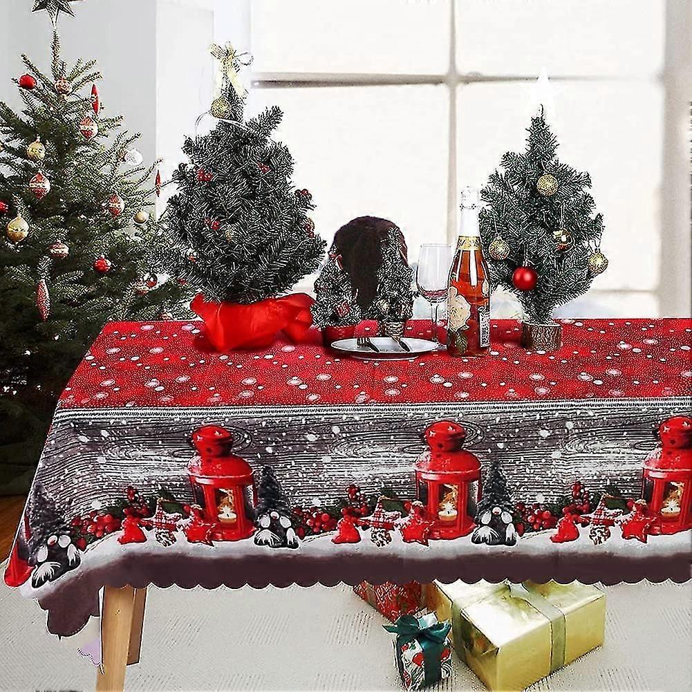 Christmas Tablecloth, 180 X 150cm, Large Washable