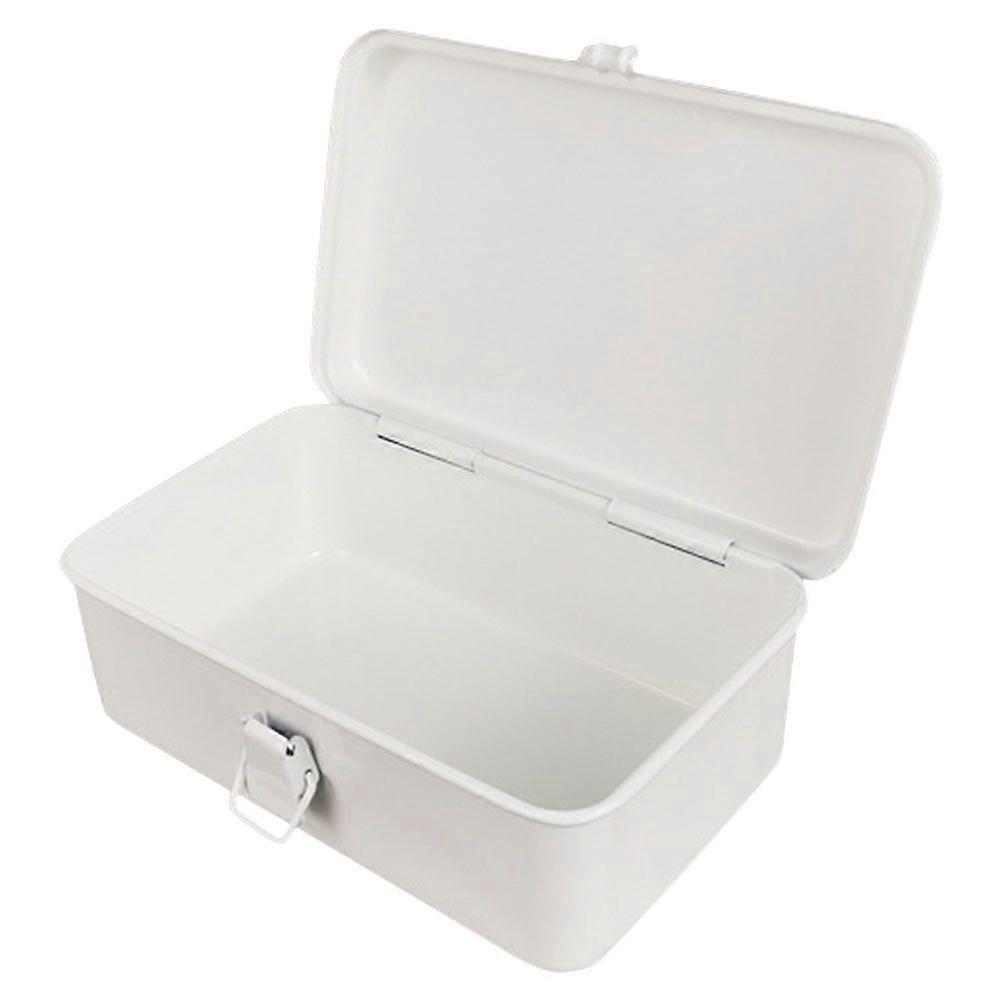 Metal Tool Box Reusable Tool Box Lockable Toolbox Metal Storage Box Vintage Storage Box