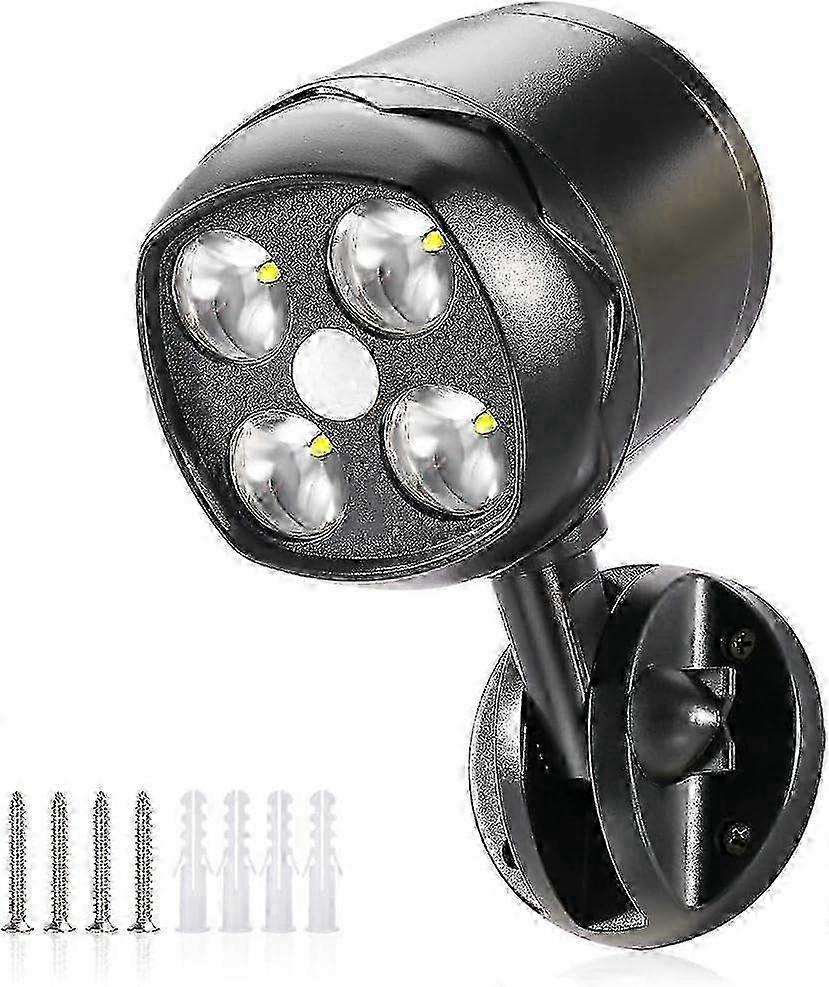Outdoor Light with Motion Sensor, IP65 Waterproof LED Spotlight Battery Powered 600lm, Motion Sensor with Flexible Battery