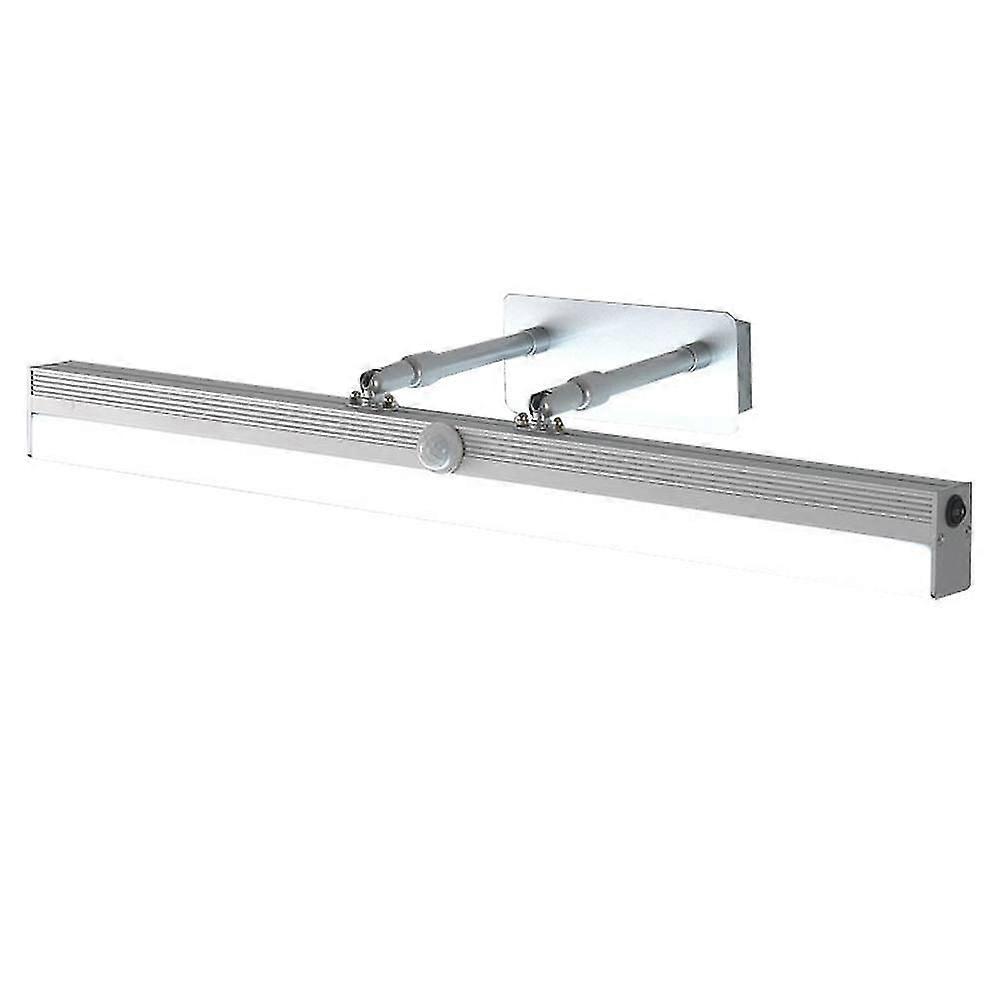 LED Bathroom Mirror, Motion Detector Wall Mounted Bathroom Vanity Mirror Lights Silver