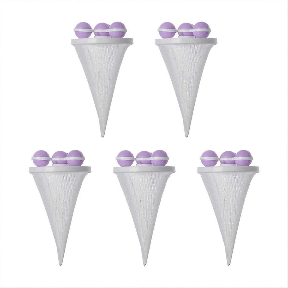 Washing Machine Hair Filter Cleaning Mesh Bag,Purple