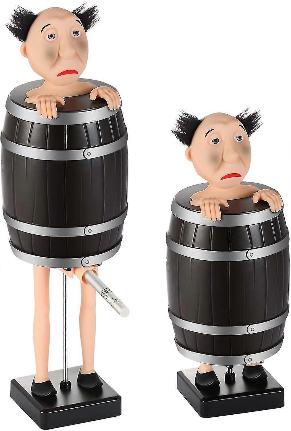 Funny cigarette dispenser, prank automatic pop-up cigarette box, strange old man