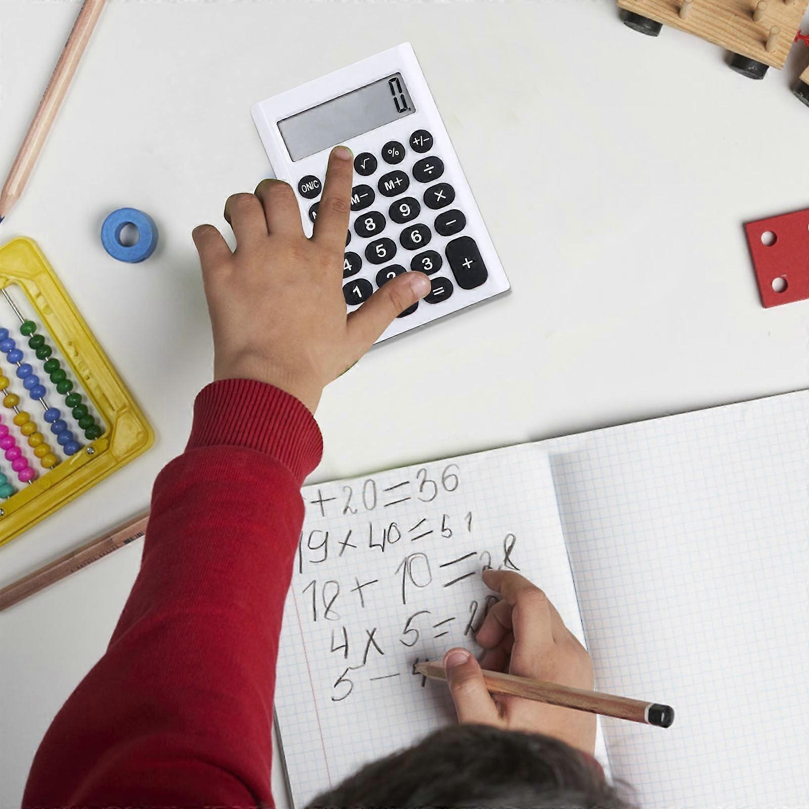 Honeeladyy 8-Digit Mini Calculator, LCD Display, Pocket Size, Smart Digital Calculator for Kids, School, Home - Compatible with Basic School Supplies