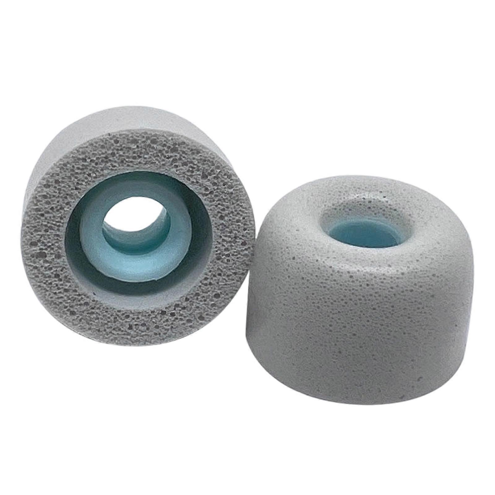 Precise Fit Memory Foam Ear Tips Noise Isolation Sweat Resistant Replacement Cushions For XM4 
 Extended Wear  Gray XS