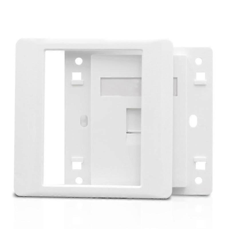 Female to Female Cat6 Rj45 Lan Connection Block 86x86mm for Internet Jack