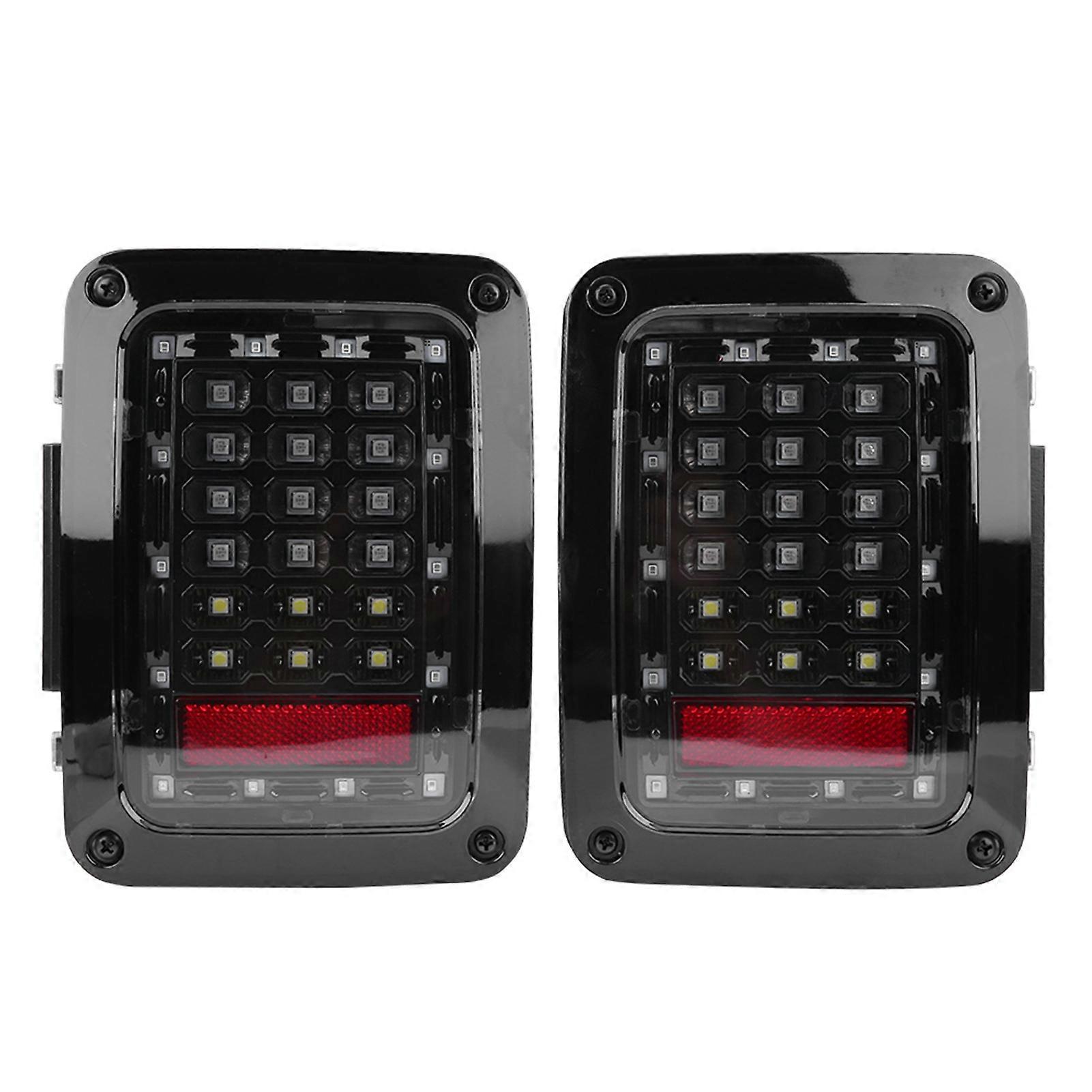 Tail lamps for Jeep Wrangler JK LED pair with brake function