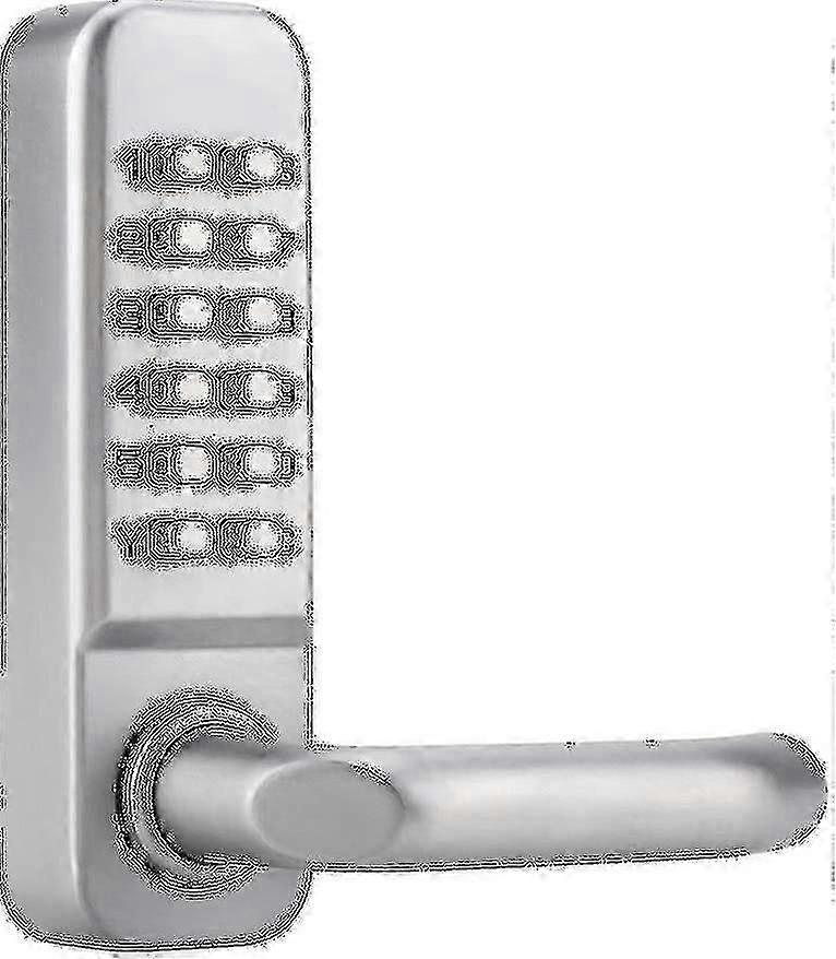 Waterproof Mechanical Code Lock, 1-11 Digit Code Combination Security Password Coded Lock Keyless Mechanical Combination Door Lock For Wooden Office D
