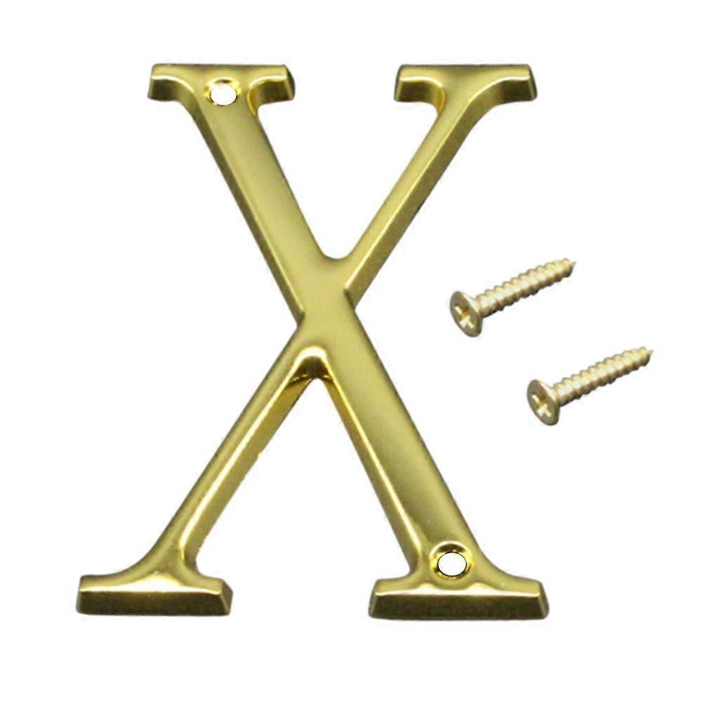 100mm polished door digits alphabet letter floating house door number x