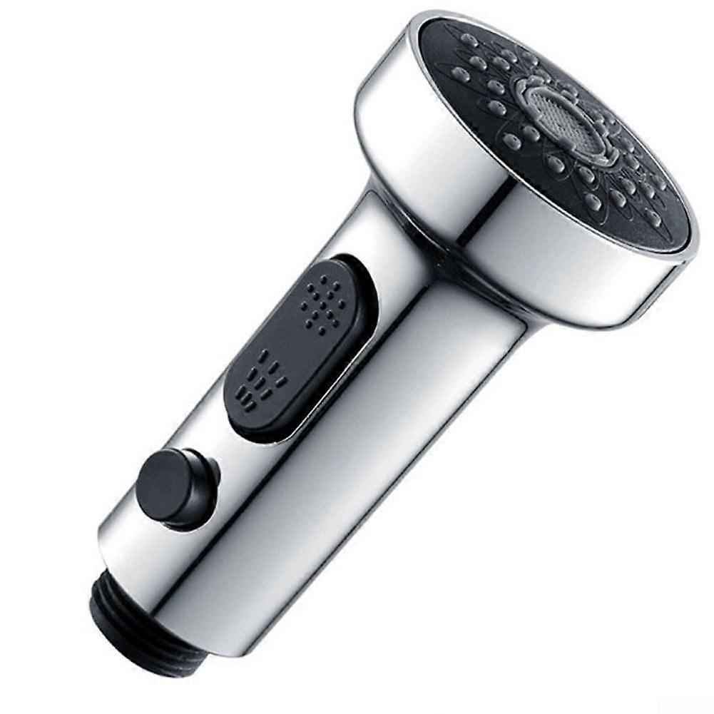 Replacement Kitchen Tap Head For PullDown Use Electroplated Finish, Compatible With PullDown Faucets, Smooth Operation