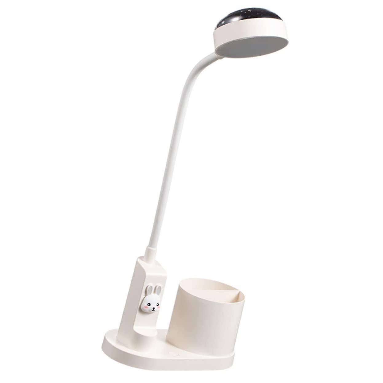 Led Tabletop Light Star Projector Bedroom Night Light Kids Learning Lamp Pen Holder