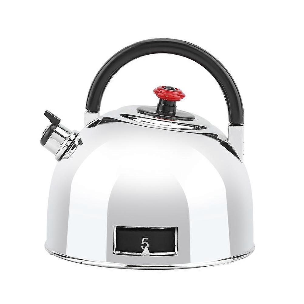 Teapot Shaped 60 Minutes Kitchen Timer Stainless Steel Mechanical Wind up Timer Time Reminder