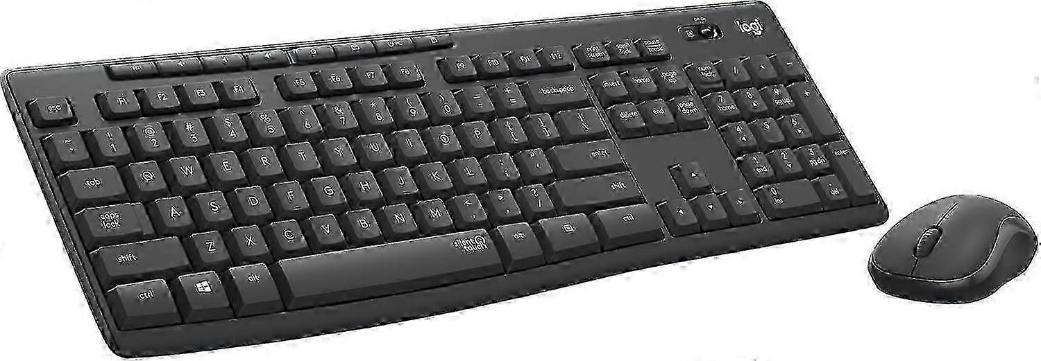 Wireless Mouse and Keyboard Combo with SilentTouch Technology and Full Numeric Keypad for Lag-Free Wireless Experience