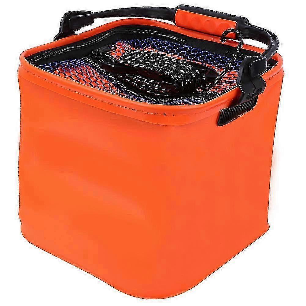 Foldable Fishing Bucket EVA Square Shape with Air Vent