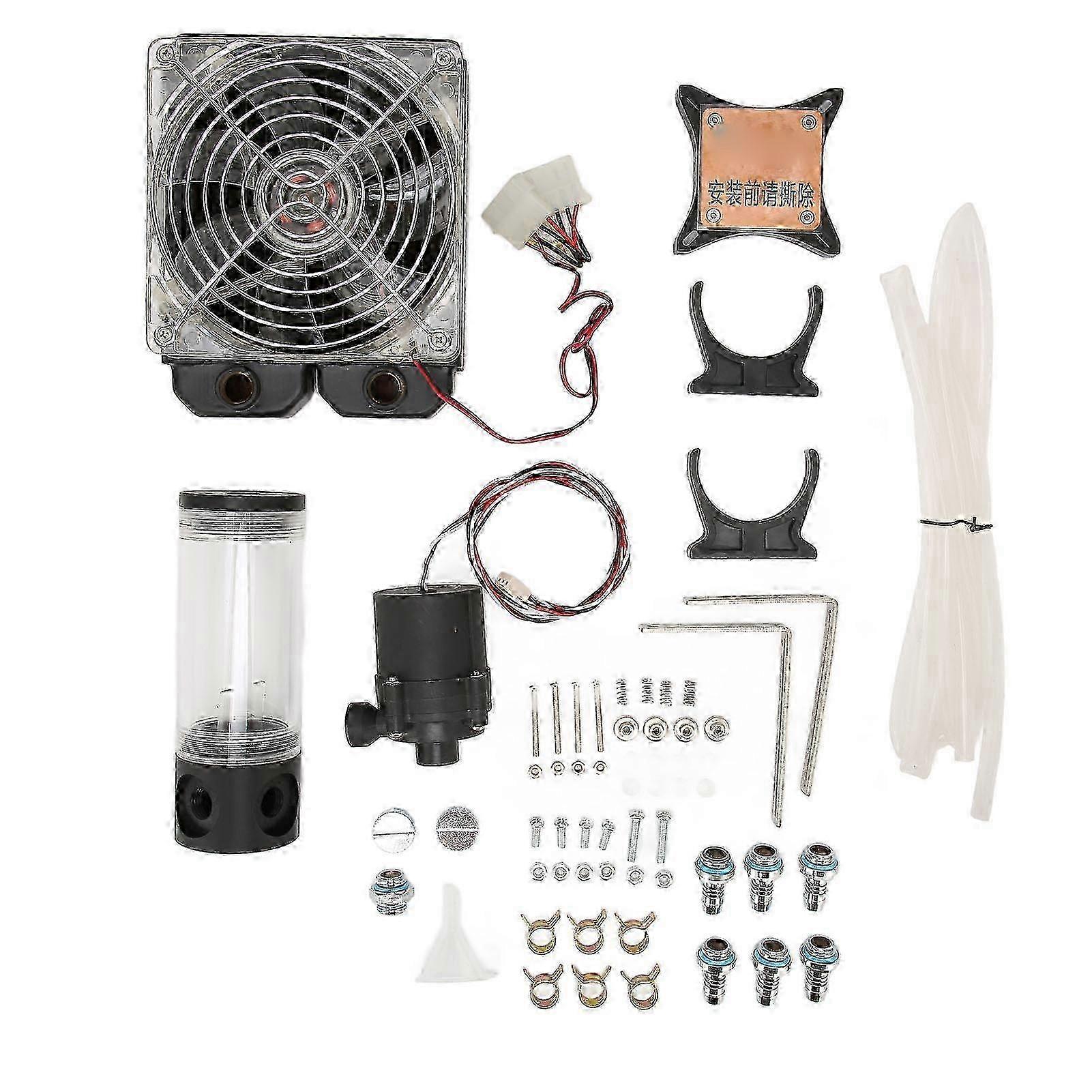 Water Cooling Kit Mute Integrated DIY Desktop Computer CPU Cooler Controller Heat Sink Set 2025