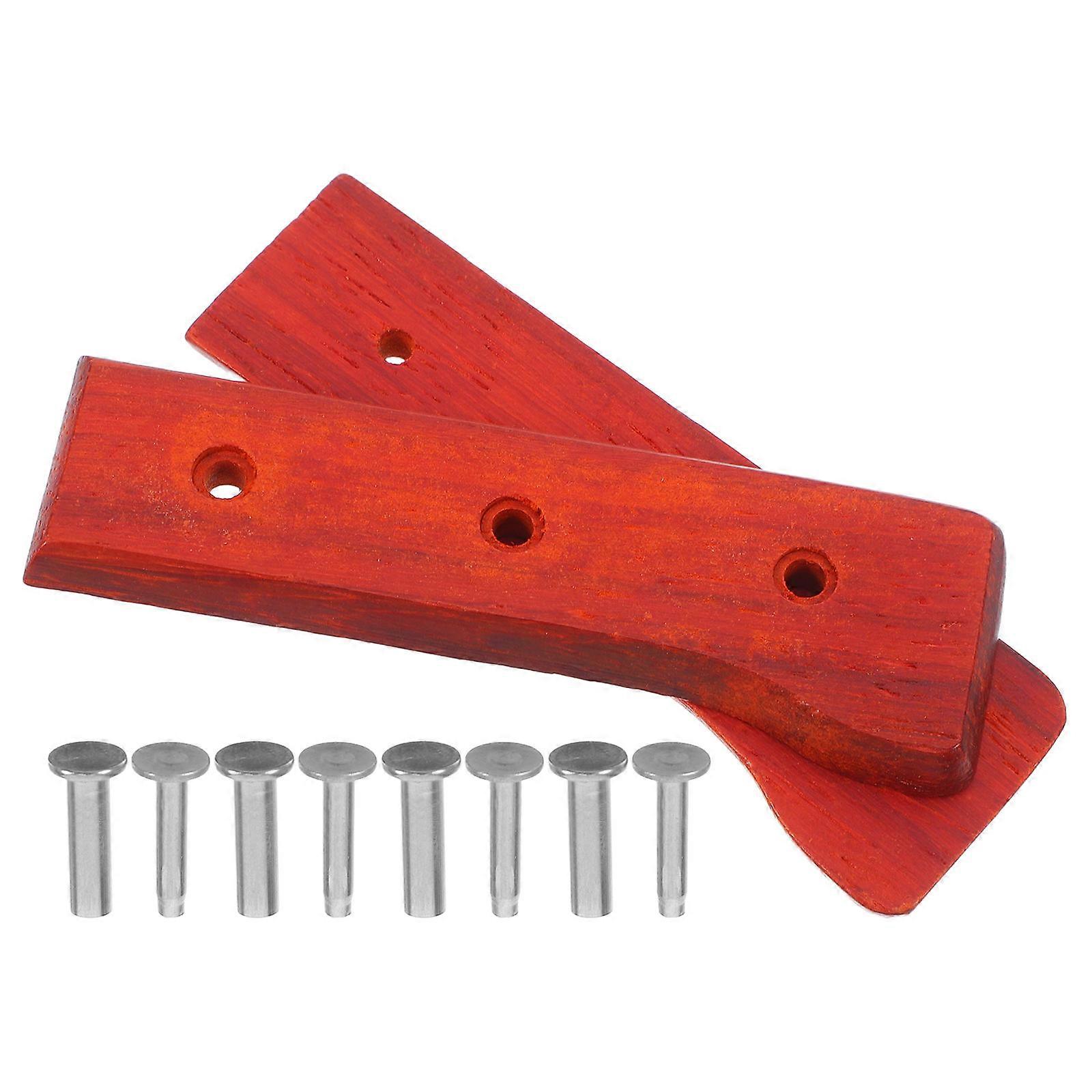 Wooden Cutter Grip Handle Replacement 1Pair for Home Use