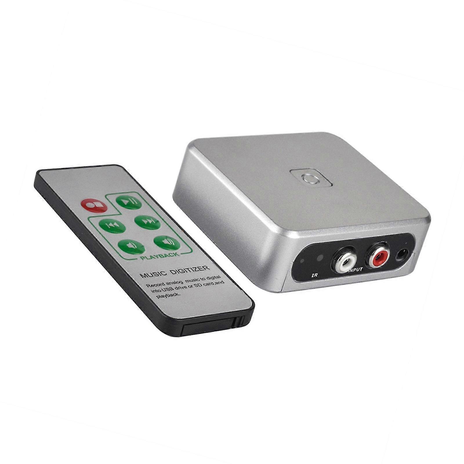 Music Digitizer Sound Capture Recorder Box Convert Old Analog Music To MP3 Format Support USB Drive Memory Card Multicolor