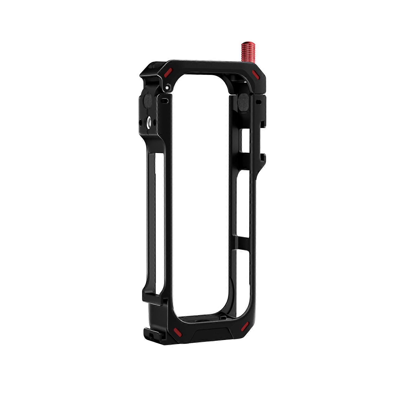 Compactly Aluminum Camera Cage For X5 Devices Featuring Double Screw Mounts Quick Portrait Switching Functionality Multicolor