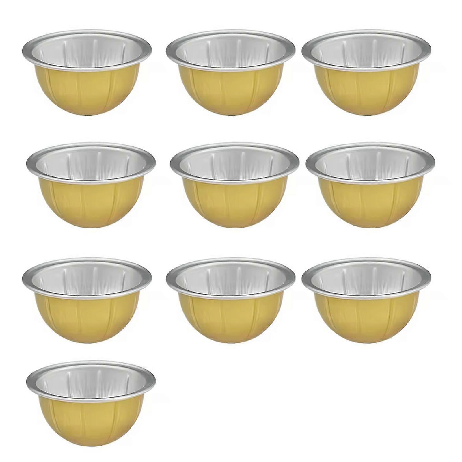 10PCS Coffee Capsules Cup Aluminum Foil Espresso Concentrate Container Suitable for Espresso Machines Home Office Use Multicolor