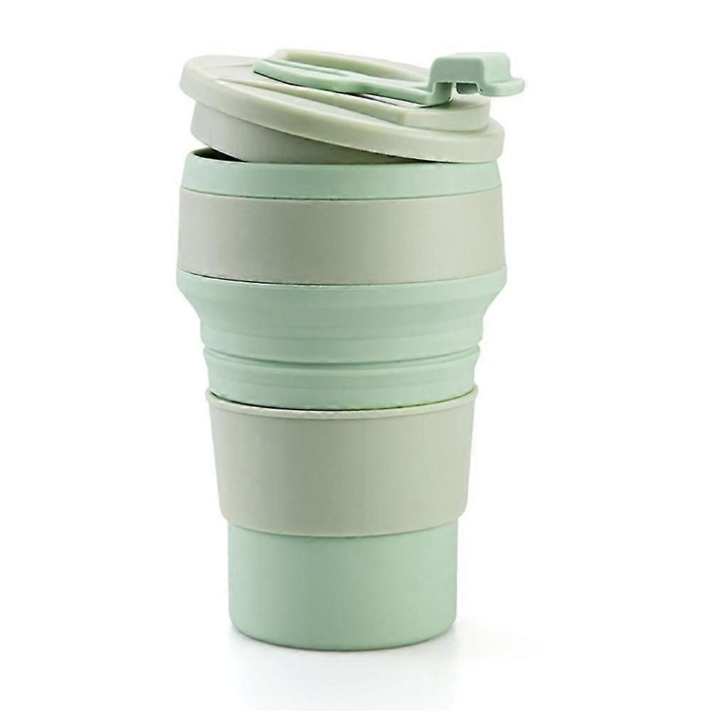 Collapsible Silicone Travel Coffee Cup with Lid