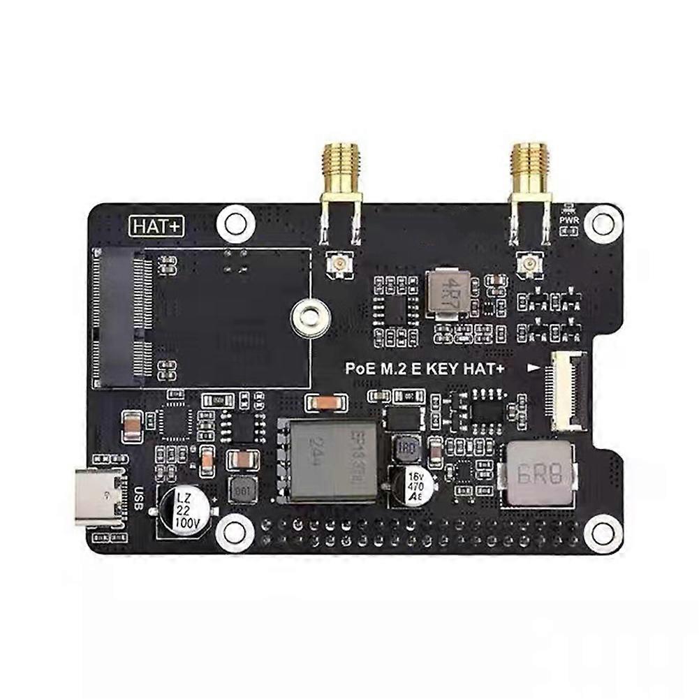 Waveshare for Raspberry Pi 5 PCIe to M.2 E KEY with PoE HAT+